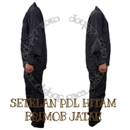 vn3 Baju/Seragam/Setelan Pdl Hitam Brimob