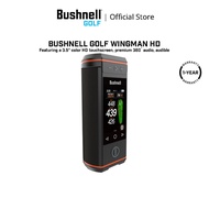 Bushnell Golf Wingman HD featuring a 3.5" Color HD Touchscreen, Premium 360 Audio, Audible Speaker