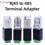 MERY RJ45 Terminal Adapter,  Adapter RJ45 Male Connector RJ45 to RS485 Converter, Splitter 2PIN Term