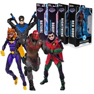 [DC Genuine Version] McFarland Knight Set Red Hood Robin Batgirl Nightwing 23cm Action Figure Figure