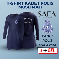 Baju TShirt Kadet Polis Muslimah Kokurikulum Safa School Uniform