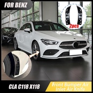 Exterior Refit Front Bumper Spoiler Air Intake Trim Wind Knife For Benz C118 X118 AMG CLA35 CLA250 C