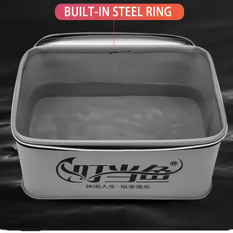 Multifunction EVA Fishing Bag Box Folding Live Fish Bucket 4L 6L 10L 14L Water Container Bags Fishin