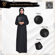 Jubah Muslimah Hidden Zip / Jubah / Plain / Hidden Zip / New Arrival / Shayaanventure