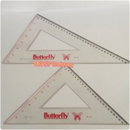 Triangle Ruler No. 12 Butterfly - Triangle Ruler