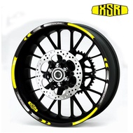 High quality Motorcycle Rim Wheel Decal Accessory Sticker Reflective waterproof sticker for Yamaha  XSR XSR700 XSR900