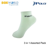 Polo Haus Ladies Ankle Socks from Sox World (3 Pcs) 25-3799