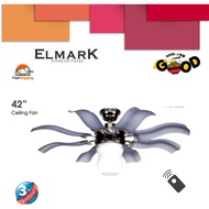 *Use another box*ELMARK 42" UFO38 GMC CEILING FAN WITH REMOTE CONTROL
