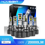 Novsight Newest N75 Car H4 LED Headlight H11 H7 9005 9006 9012 headlamp 100W 20000LM 6500K car light