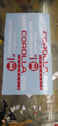 sticker cutting stiker toyota great corolla