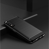 Carbon Fiber Casing For Huawei Y9S Case Armor TPU Soft Silicone Back Cover Huawei Y9S Y9 S Y 9S Phon