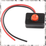 (TQHE) DC 12V2A Adhesive base push button momentarily action wired switch for automobiles