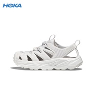 HOKA ONE ONE Hopara รองเท้าแตะกันลื่นและทนต่อการสึกหรอสำหรับผู้ชายและผู้หญิงสีขาว