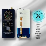 LCD OPPO A16 A16S REAL C25 C25S NARZO 50A TOUCHSCREEN FULL SET