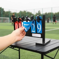 Multi-Sport 6-Digit Score Flipper Multifunctional Flip Scoreboard Detachable for Coaches, Competitio