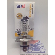 APPI H4 HS1 12V 35/35W PX43T Bulb Clear for Universal Motorcycle