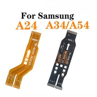 Main Flex For Samsung A24 A34 A54 A345 A546 A245 Motherboard Connector Flex Cable
