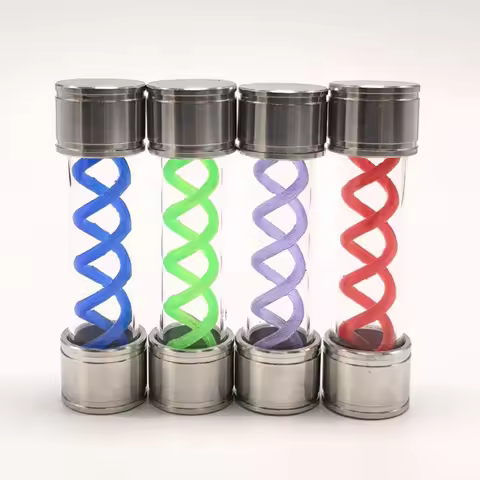 [In Stock] New Mini T-Virus Double Helix Tube Sample - Handcrafted Biohazard Model Movie Prop Collec