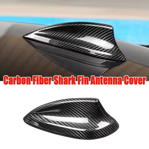 Real Carbon Fiber Antenna Cover Shark Fin For BMW E90 E92 F20 F30 F10 F34 G30 G20 F15 F16 F21 F45 G3