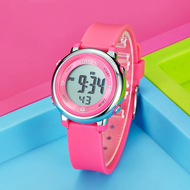 Fashion OHSEN Digital Child Kids Wristwatch Child Girls Silicone Strap 50M Swim Dive Sport Watch Boy