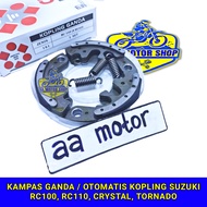 KAMPAS KOPLING GANDA OTOMATIS SUZUKI RC 110 RC 100 RC 80 TORNADO 110 CRYSTAL BRAVO