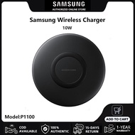Samsung Wireless Charger EP-P1100 10W Qi Smart Fast Charging Adapter Original Type C USB Interface for Galaxy S10 S9 S8 Note 10+ 9，Smart Pad