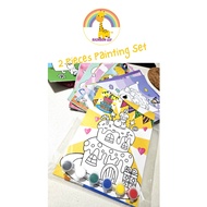 🌈(SG SELLER) Kids Gift 2 Pieces Painting Set Christmas Gift For Kids Birthday Goodie Bag For Kids
