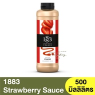 1883 สตรอว์เบอร์รีซอส 500 มิลลิลิตร 1883 Strawberry Sauce 500ML. / Topping