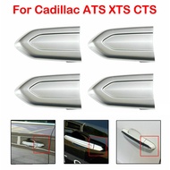 ABS Door Handle Silver Cap 4PCS for Cadillac ATS
