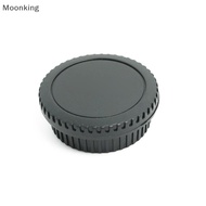 Moonking For Canon 700D70D 6D2 5D4 1DX DSLR Rear Lens Cap And Camera Body Cap Set Cover Protector With Logo Nice