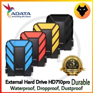 Adata EXT HDD Pro Durable - Black/Blue/Red/Yellow/Military (1TB/2TB) HD710 Pro