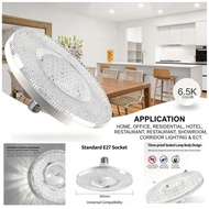 LYX E27 40W Crystal Atmospheric Light Bulb Ceiling Light LED Light Super Bright Light Bulb