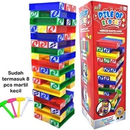 Pile of Blocks Board Game Block - Board Block Stacking Family Game