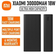 Xiaomi Mi 30000mAh Power Bank 18W Power Bank Portable Charger Black PB3018ZM