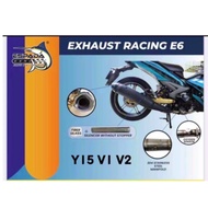 EXHAUST ESPADA E6 Y15 V1 V2 Y15ZR STAINLESS STEEL