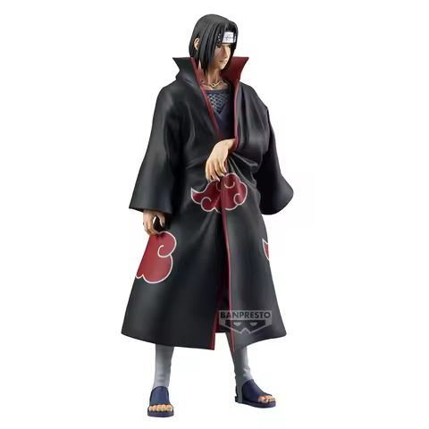 Banpresto Naruto Shippuden Anime Figurines Grandista Uchiha Itachi PVC Action Figures 280mm Figurals