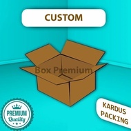 CUSTOM Kardus Dus Box Packing Packaging 40x16x14 POLOS Standar 3mm BF