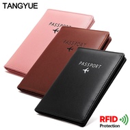 Travel Leather Men Women 'S Passport Cover On The Passport Holder ID Credit Card Rfid Protection Cas