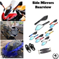 Side Mirror CNC Motor Fairing Bracket With Rubber R15 Pulsar R25 KR150 Ninja 250 ER6F R1 R6 CBR150 C