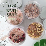 380g  Bath Salt Body / Foot Soak / Scrub/ Rendam Kaki | Himalayan Pink Salt | Epsom Salt | Essential Oil (basic +)