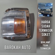 lampu sen depan kijang grand super list chrome