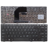 HP Elitebook 6460B 8460P 8460 8460W 6460P 8470P 8470B Laptop Keyboard Black Frame without trackpad
