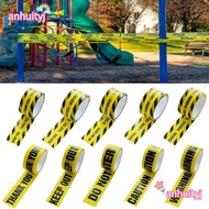 LANJ Warning Tape, Yellow Tape Black Character Caution Signs Adhesive Tape, Tool KEEP OUT Halloween 
