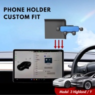 Tesla 2025 Model 3 Highland/Y Juniper Car Phone Holder 360° Rotating Phone Mount Holder Tesla Access