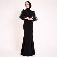 Chiobushop - Berliana Dress Women's Long Dress Hijab Long Dress for Bridesmaid Party with Lining Sle