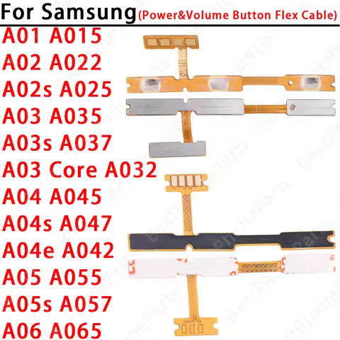 For Samsung Galaxy A01 A02S A03S A03 Core A04 A04S A04E A05 A05S A06 Side Button Switch Volume Key P