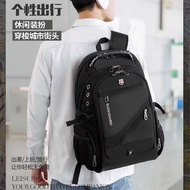 AT/🧃Swiss Army Knife（SWISSGEAR）Backpack Men's Large Capacity Business Travel Bag Computer Backpack Junior High School MO