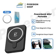 TERBARU - Wireless Powerbank Magnetic Fast Powerbank Mini Powerbank