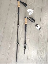 KLM登山杖 兩根 3k全碳 登山徒步越野用 伸縮型登山杖