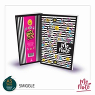 [ Design Smiggle ] Menaami Buku Nota Cantik MeNote Buku Catatan Buku Tulis Limited Edition + Sampul 